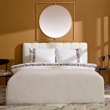 Karaca Home Furia %100 Pamuk Nakışlı Çift Kişilik Nevresim Takımı Beyaz