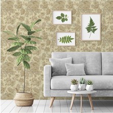 Adawall Adawall 5806  | Çiçek Açan Güller ve Çiçek Desenli Duvar Kağıdı (5806-1 : Bej)