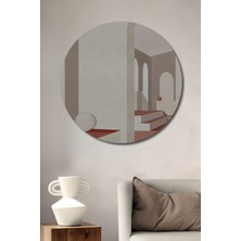 Teona Ahşap Dekoratif Ahşap Yuvarlak Tablo Modern Mimari Iç Mekan