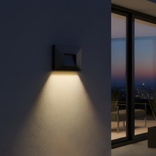 Kendal LED Dış Mekan Duvar Armatürü — KDA756 / 3W / 270 Lümen / IP65 - Günışığı