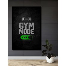 Teona Ahşap Çerçeve Görünümlü Ağırlık Spor Motivasyon Ahşap Mdf Dekoratif Tablo Dikdörtgen Tablo