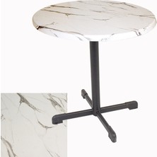 Dockers Halley Werzalit Yuvarlak Esb Mutfak Masası Q 80CM - Afyon Mermer