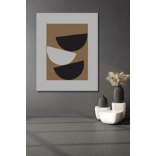 Teona Ahşap Dekoratif Ahşap Dikdörtgen Tablo Yarım Ayların Dansı