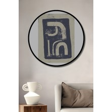 Teona Ahşap Dekoratif Ahşap Yuvarlak Çerçeve Görünümlü Tablo Formların Vurgusu