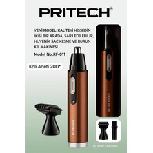 Just Cheap Store Pritech RF-011 Kulak Burun Kıl Alma Ense Tüy Burun Şarjlı Tıraş Makinesi (4741)