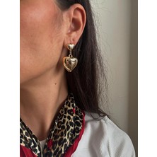 Junsui Accessories Yuna Kalp Şeklinde Küpe Dayanıklı Çelik Materyal ile Üretilmiş