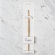 La Mia Whitewood 4 mm 15.5 cm Ahşap Yün Tığ