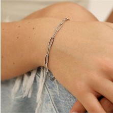 Heppii Çelik Bileklik Unisex Ataç Model Hediyelik Çelik Bileklik