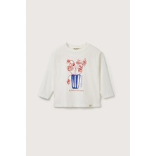 Marvy Kids Marvy Çiçek Baskılı Uzun Kollu Tshirt