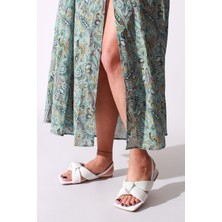 İdil Idil   Beyaz Cilt Kadın Sandalet