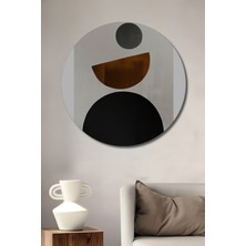 Teona Ahşap Dekoratif Ahşap Yuvarlak Tablo Denge Sanatı