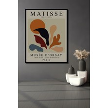 Teona Ahşap Dekoratif Ahşap Dikdörtgen Tablo Matisse Kolaj Sanatı Çerçeve Görünümlü