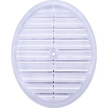 Yuvarlak Şeffaf Doğalgaz Havalandırma Cam Menfez Kapağı Çap 18 cm