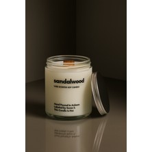 Basement : Sandalwood : Cam Kavanozda Kokulu %100 Soya Mum (Sandal, Sedir, Sekoya, Reyhan, Paçuli)