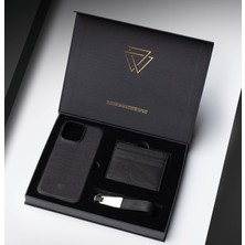 Wachikopa El Yapımı Hakiki Deri Klasik Hediye Seti - Full Wrap Magsafe