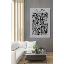 Teona Ahşap Dekoratif Ahşap Dikdörtgen Tablo Paul Klee Sanatı