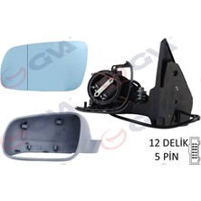 GVA Mtxdpn Diş Dikiz Aynasi Sol Golf-Bora 98 Elektrikli Astarli Konveks 5 Fiş VM-188AL