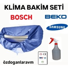 12000 ve 18000 Btu Klima Yıkama Brandası Serpatin Temizleyici 2.5 Metre Hortum