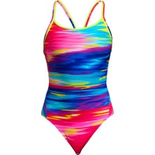 Funkita Db Lost Ocean Kadın Yüzücü Mayosu-Klora Dayanıklı ve Rahat