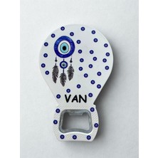 Mundy Van Temalı Nazar Baskılı Magnet Şişe Açacağı Buzdolabı Süsü (KOD:902)