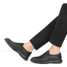 Celal Gültekin Erkek Siyah Kalın Tabanlı Deri Loafer