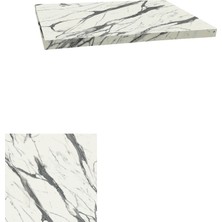 Dockers Laminat Masa Tablası (60X60) - Afyon Marble