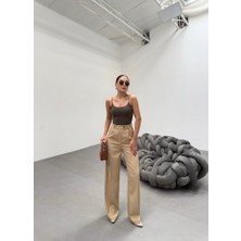 Etiler Collection Trio Arka Bel Lasti̇k Detayli Palazzo Pantolon