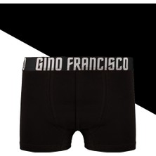 Gino Francisco Erkek Boxer Pamuklu Siyah Mood Collection Tekli Paket