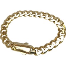 Genel 9.1mm Gurmet Bileklik Künye 14 Ayar Altın Hd Videolu