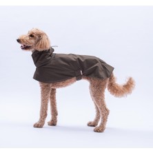 Pawstar Haki Colombia Prime V2 Polarlı Orta ve Büyük Irklar Için Köpek Yağmurluğu Köpek Kıyafeti Su Geçirmez Yağmurluk