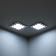 Kendal KDL412 Slim Kare LED Panel Spot Gömme 12W – 1020 Lümen