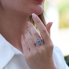 Necati Gün Aria Stone Serisi Gümüş Yüzük