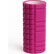 SUNYOGA Foam Roller Masaj Rulosu – Yoga, Pilates, Fitness ve Fizyoterapi İçin EVA Köpük Masaj Aleti (33x14 cm) Bordo