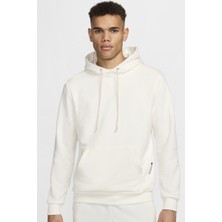 Nike Standard Issue Men's Dri Fit Pullover Basketball Hoodie Erkek Kapüşonlu Sweatshirt Soluk Fildişi