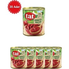 Tat Domates Salçası Teneke 830 gr x 12/16/20 Adet - Yoğun Kıvamlı ve Yemeklere Lezzet Katıyor