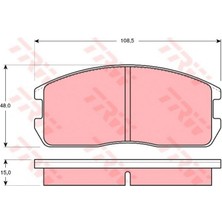 TRW Mtxdpn Ön Balata Mitsubishi Lancer 83-92 Colt 82-92