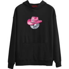 Eastek Disco Cowboy Hoodie Premium 3 Iplik Şardonlu Kapüşonlu Unisex, Kadın, Erkek Hoodie Sweatshirt