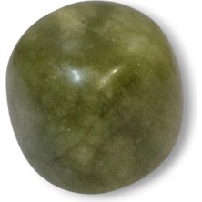 Pozitif Doğal Taş Doğal Nefrit Yeşim Tamburlu Parça 18NY