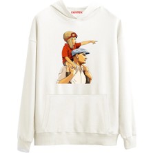 Eastek Atatürk Cumhuriyet Baskılı Premium 3 Iplik Şardonlu Kapüşonlu Unisex, Kadın, Erkek Hoodie Sweatshirt