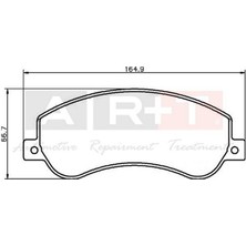 Art Mtxdpn On Fren Balatasi Transit V348 06 14 A.ceker 11 / Vw Amarok 2.0tdi 10 Fişli