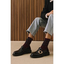 Ziya, Kadın Hakiki Deri Ayakkabı 153111Z22410 Siyah