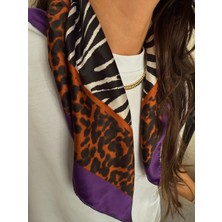 Junsui Accessories Kahverengili Fular