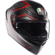 Agv Motosiklet Kaskı K1 S Sling Mat Black Red