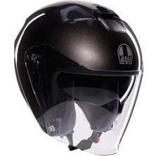 Agv Açık Motosiklet Kaskı Irides Mono Asfalto Grey Conf.