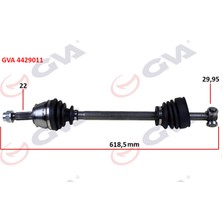 GVA Mtxdpn Komple Aks Sol Doblo 1.9d 01 618MM