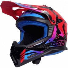 Ls2 Fast 2 Terekli Motosiklet Kaskı Wash Kırmızı