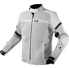 Ls2 Riva Yazlık Korumalı Motosiklet Montu Gri Siyah