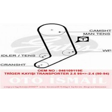 Gates Mtxdpn Triger Kayişi 97122X26.5 Hsn (Audi 100 2.4 D, 2.5 Tdi - A6 2.5 Tdi )