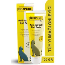 Tüy Yumağı Karşıtı Özel Formül - Bio Pure Anti-Hairball Malt Paste
