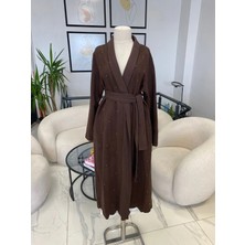 Nuss Triko Nuss Zımba Detay Kahverengi Kap